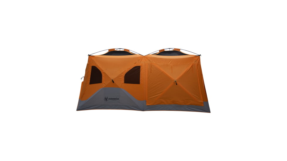 Gazelle T4 Plus Hub Tent With Screen Room, Sunten/Sedona Orange, 012642022388