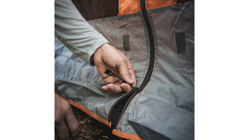 Gazelle T4 Plus Hub Tent With Screen Room, Sunten/Sedona Orange, 012642022388