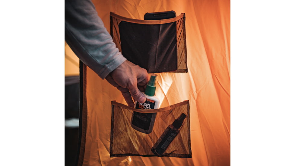 Gazelle T4 Plus Hub Tent With Screen Room, Sunten/Sedona Orange, 012642022388