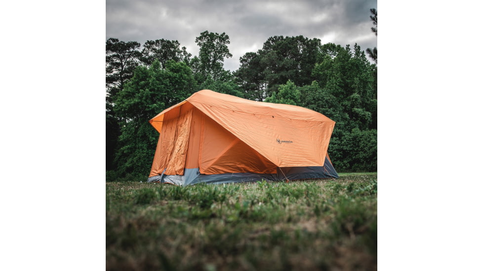 Gazelle T4 Plus Hub Tent With Screen Room, Sunten/Sedona Orange, 012642022388