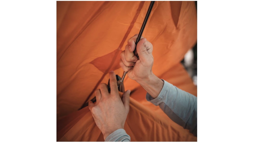 Gazelle T4 Plus Hub Tent With Screen Room, Sunten/Sedona Orange, 012642022388