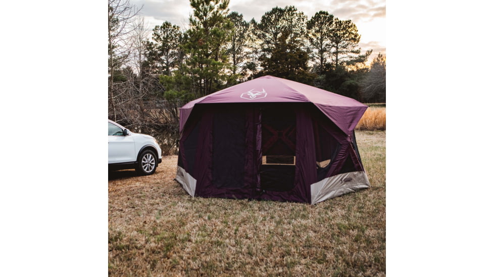 Gazelle Tent T-Hex Overland Edition, Burgundy Sky, 85 x 144 x 136, GT601BS