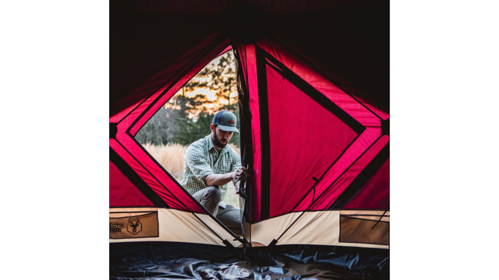 Gazelle Tent T-Hex Overland Edition, Burgundy Sky, 85 x 144 x 136, GT601BS