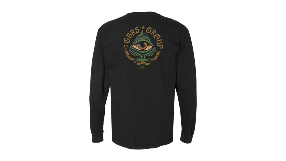 Gbrs Group Gear GBRS Group Aces Long Sleeve Shirt, LS-BLK-ACE-L