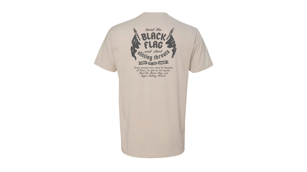 GBRS Group Black Flag Short Sleeve Shirt - Men's, Sand/Graphite, 2XL, SS-SAN-BF-2XL