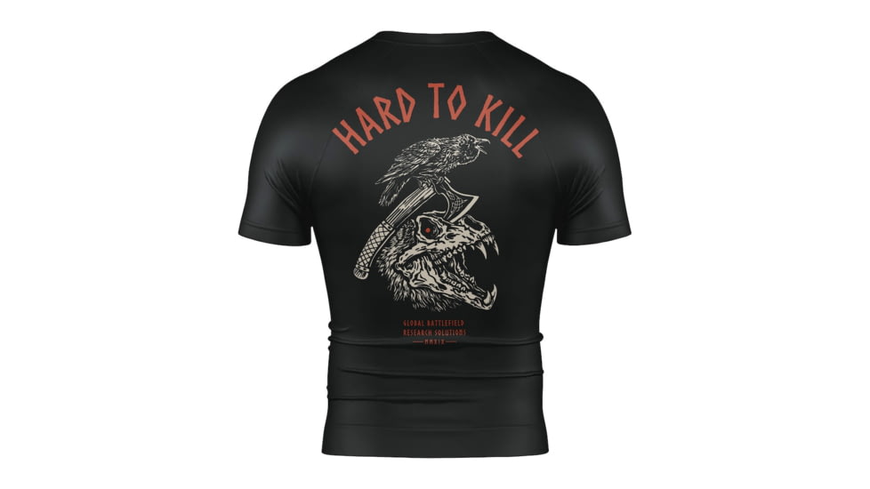 Gbrs Group Gear GBRS Group Hard to Kill Rash Guard, RG-BLK-AXE-26-XL