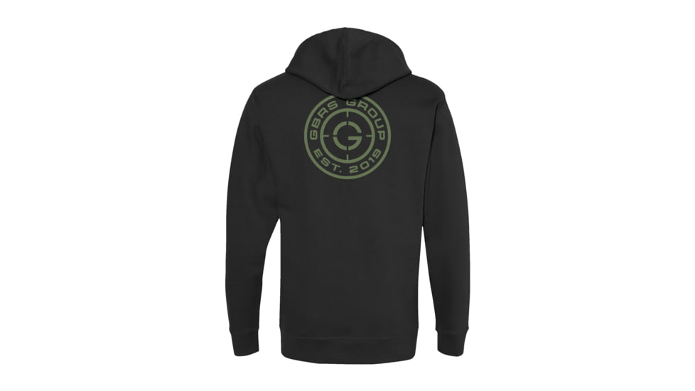 GBRS Group Instructor Pullover Hoodie - Men's, Black/OD Green, Large, POH-BLK-INS-26-L