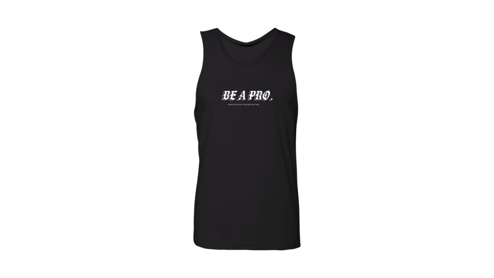 Gbrs Group Gear GBRS Group Old English Outline Be A Pro Tank, TT-BLK-OEPRO-XL