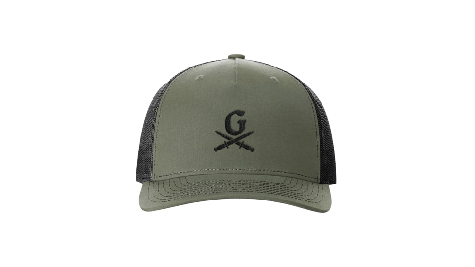 GBRS Group Tempted At Times Trucker Hat, Loden/Black, One Size, HAT-TRK-LOD-TAT