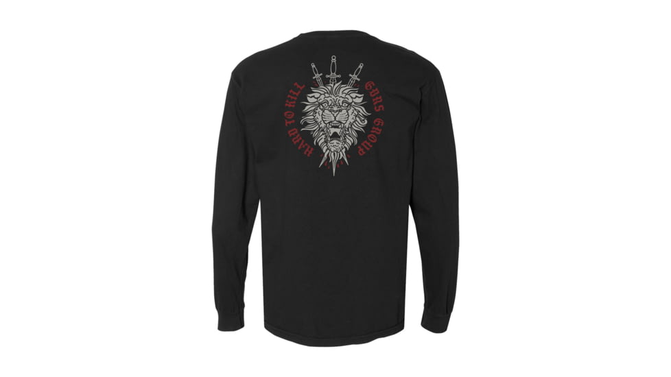 GBRS Group Triple Daggers Long Sleeve Shirt - Men's, Black/Multicolor, Large, LS-BLK-TD-L