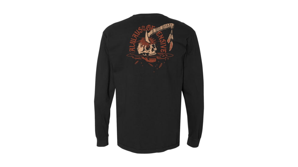 GBRS Group War Crimes Long Sleeve Shirt - Men's, Black/Multicolor, Extra Large, LS-BLK-WAR-XL