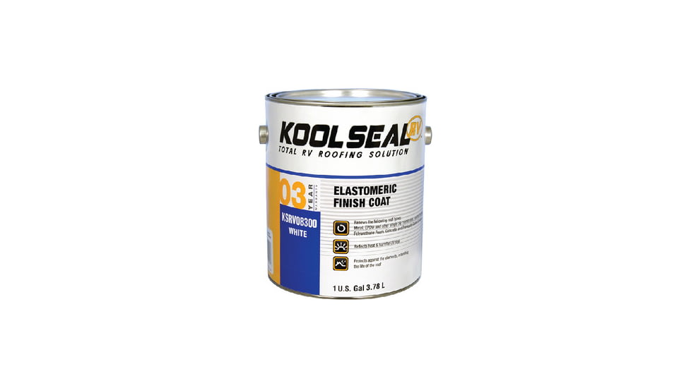 Geocel 1812.1004 Elastomeric Roof Coating, 1 Gallon, KSRV08300-16