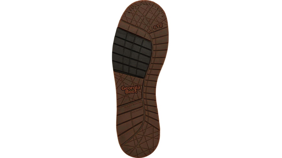 Georgia Boot AMP LT Wedge Waterproof Moc-Toe 6in Work Boot - Mens, Wide, Brown, 8.5, GB00429-085W