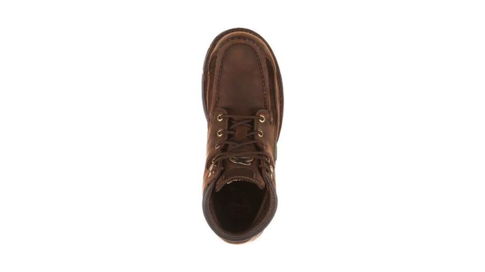 Georgia Boot Athens Waterproof 6 inch Work Boot w/Steel Toe - Men's, Brown, 10 Wide, G7603-100W