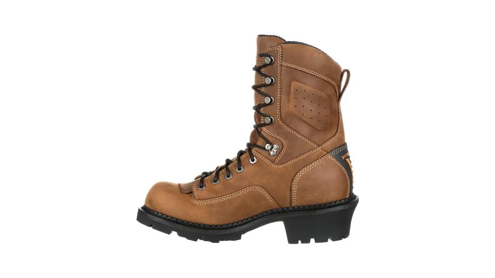 Georgia Boot Comfort Core Logger 9 inch Work Boot w/Composite Toe - Mens, Brown, 9.5 Wide, GB00097-095W