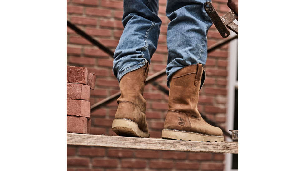 Georgia Boot Core 37 10in Waterproof Mens Pull-On Wedge Boot
