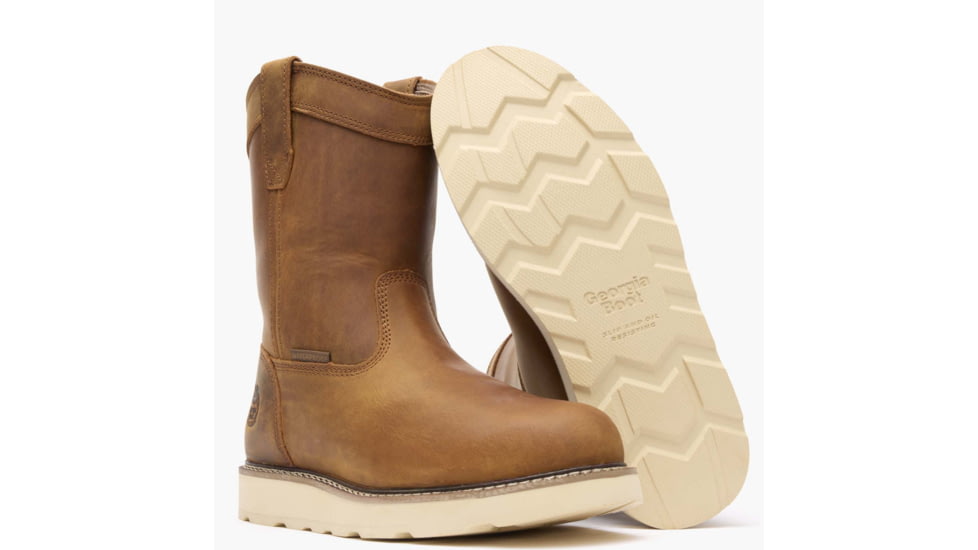 Georgia Boot Core 37 Wedge with 10in Steel Toe Mens Pull-On Work Boot