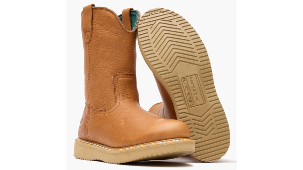 Georgia Boot Wedge Steel Toe Mens Pull-On Work Boot