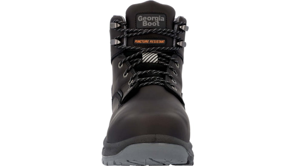 Georgia Boot OT Internal Metatarsal Alloy Toe Puncture Resistant 6in Work Boot - Mens, Medium, Black, 9.5, GB00562-095M