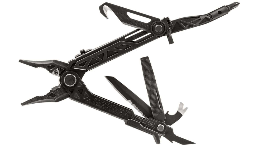 Gerber Center-Drive Rescue Multi-Tool, 3.25in, 420HC, Partially Serrated Blade, Berry-Compliant Sheath, 30-001892