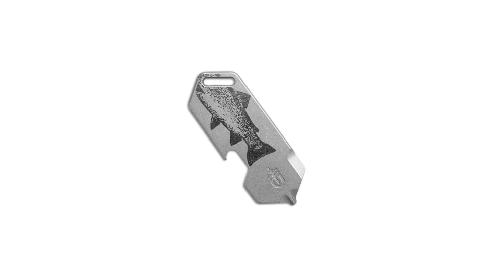 Gerber Shard DT Keychain Multi-Tool 3-in-1, Silver/Fish, 2.50 inch, BHQ-208942