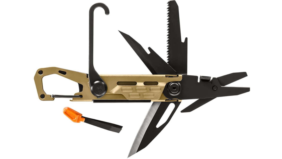 Gerber Stakeout Multi-Tool, Bronze, 2.2in Plain Edge Scandi Grind Blade, 30-001744