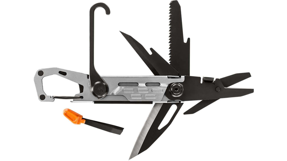 Gerber Stakeout Multi-Tool, Silver, 2.2in Plain Edge Scandi Grind Blade, 30-001740