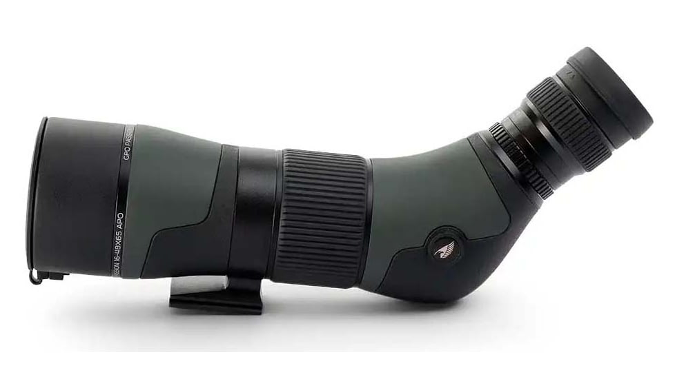 German Precision Optics Passion APO 16-48x65mm Spotting Scope, Angled, Black/Green, SP200