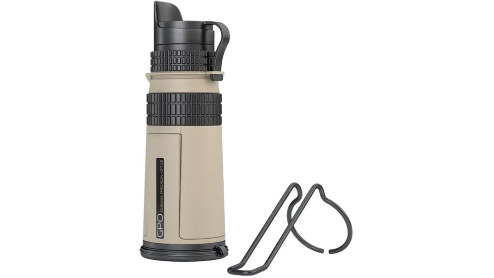 German Precision Optics Tactical 10x42mm Monocular, Sand, TM100
