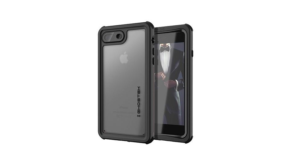 GHOSTEK iPhone 7/8 Plus Nautical Case, Black, Black, GHO-01641
