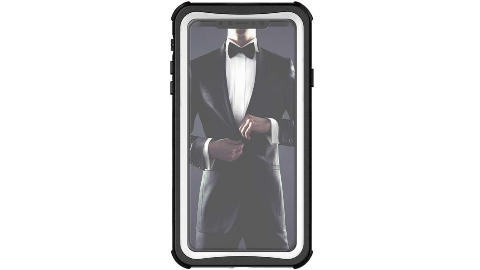 GHOSTEK iPhone XS Max Nautical2 Case, White, GHO-GHOCAS1083