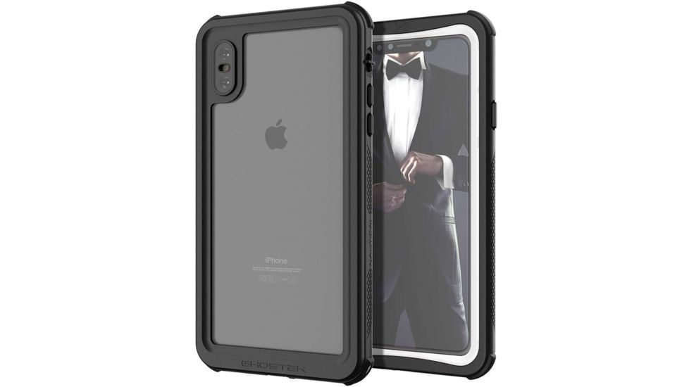 GHOSTEK iPhone XS Max Nautical2 Case, White, GHO-GHOCAS1083