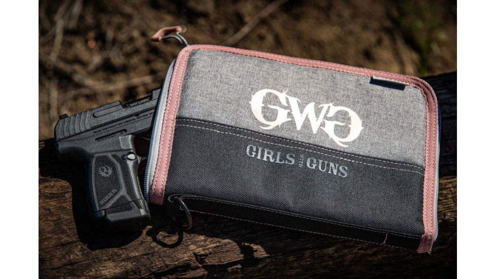 Girls With Guns 9072 Roses Are Gold Made Of Polyester With Gray Finish &amp; Rose G