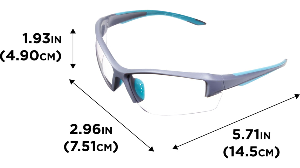 Girls With Guns Assure Protective Safety Glasses &amp; Earmuffs Combo Set, Gray/Teal/Black, One Size, 2388