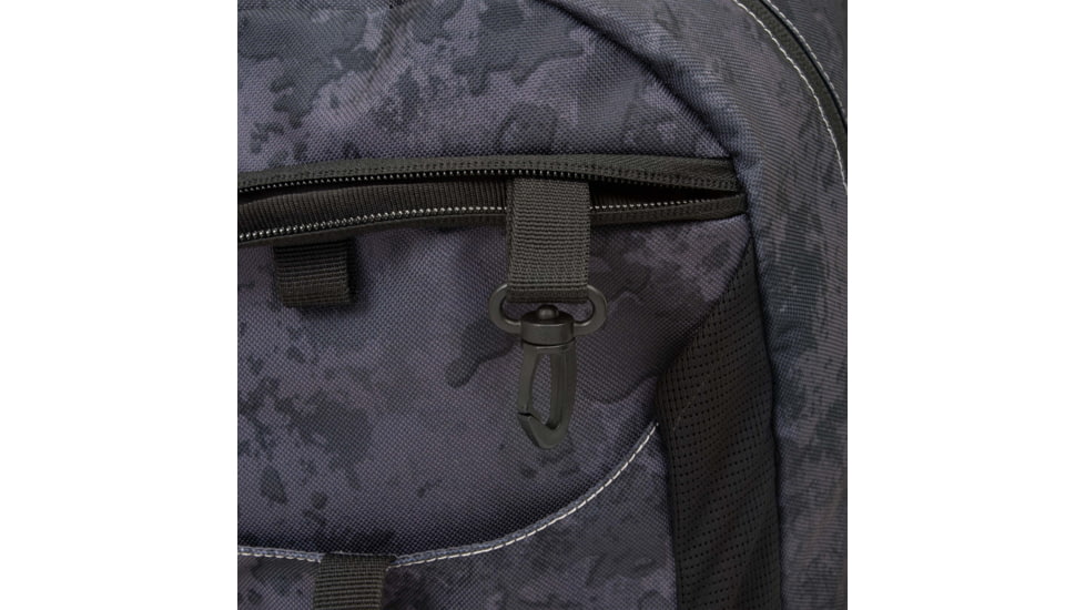 Girls With Guns Midnight Deluxe Backpack w/ Lockable Concealed Carry, Black/Shade Blackout Camo, 10 in x 19 in x 7.5 in, 70637