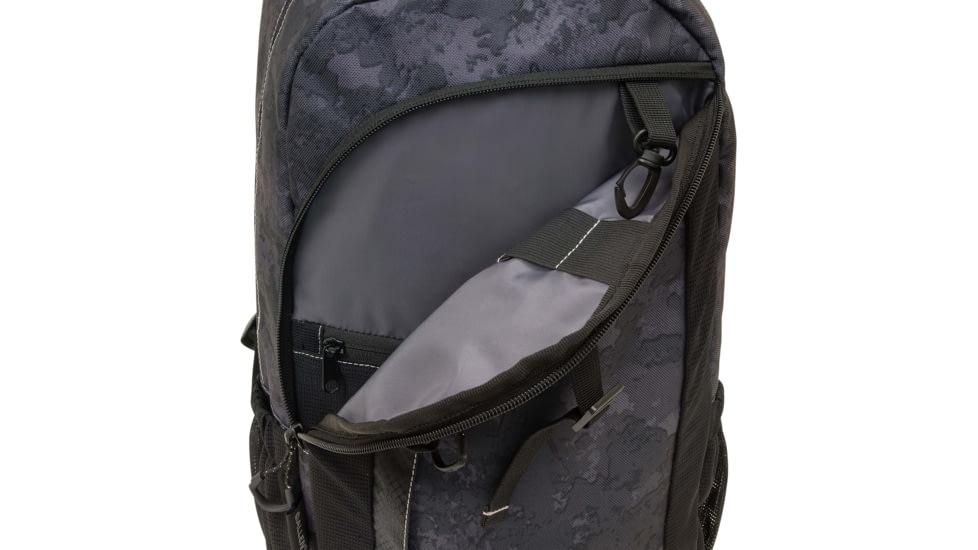 Girls With Guns Midnight Deluxe Backpack w/ Lockable Concealed Carry, Black/Shade Blackout Camo, 10 in x 19 in x 7.5 in, 70637