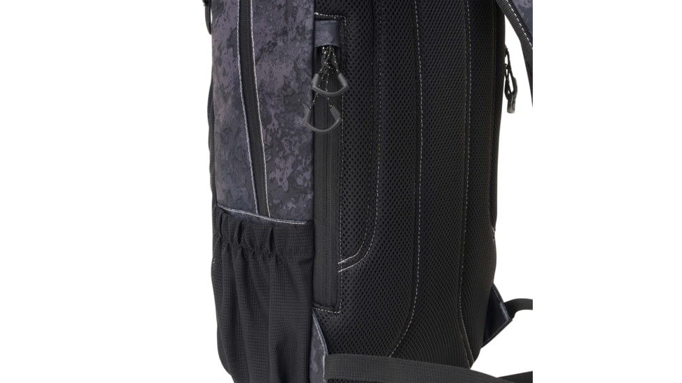 Girls With Guns Midnight Deluxe Backpack w/ Lockable Concealed Carry, Black/Shade Blackout Camo, 10 in x 19 in x 7.5 in, 70637