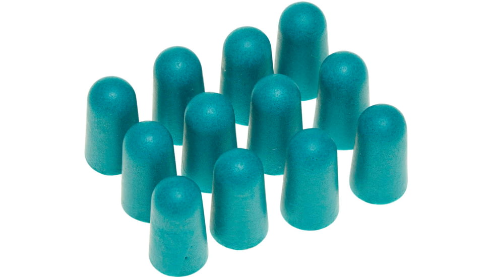 Girls With Guns Silencer Foam Ear Plugs, 32 dB NRR, ANSI S3.19 &amp; CE EN352-1 Hearing Protection Rated, 6-Pairs per Pack, Teal, One Size, 2389
