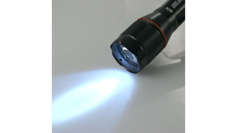 Glo-Toob Lighting Sub-Lite, 3 Watt White LED, Black Aluminum Body, NO UQSLFL