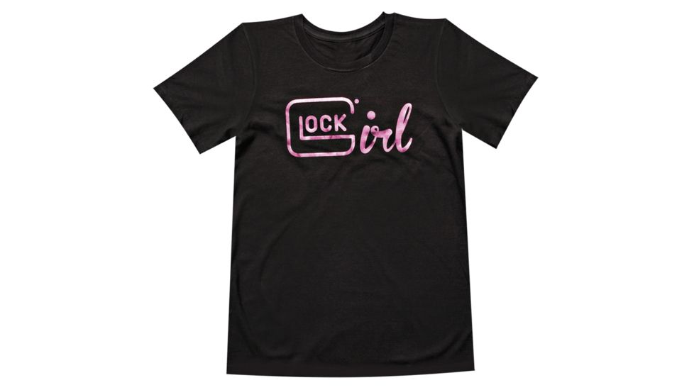 Glock AA46004 Short Sleeve Glock Girl T-Shirt Black X-Large Cotton