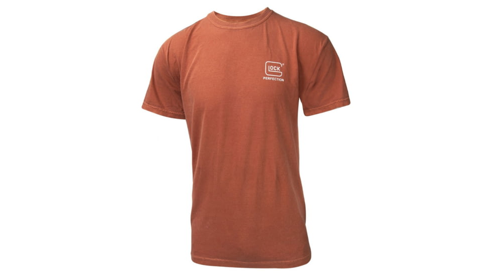 Glock AA75113 Carry With Confidence Rust Orange Large Short Sleeve