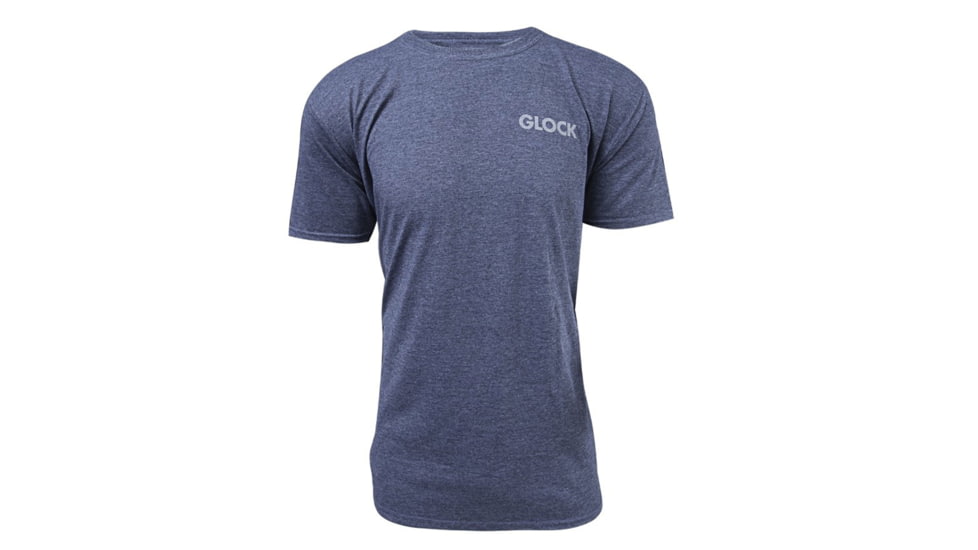 Glock AA75159 American Flag Heather Navy 2XL Short Sleeve