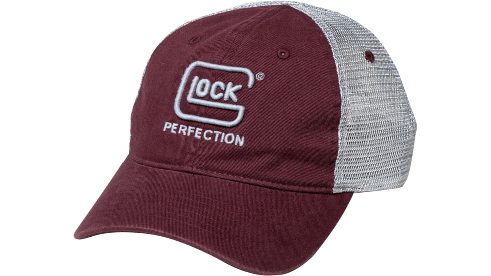 GLOCK AP95881 MAROON MESH RELAXED HAT