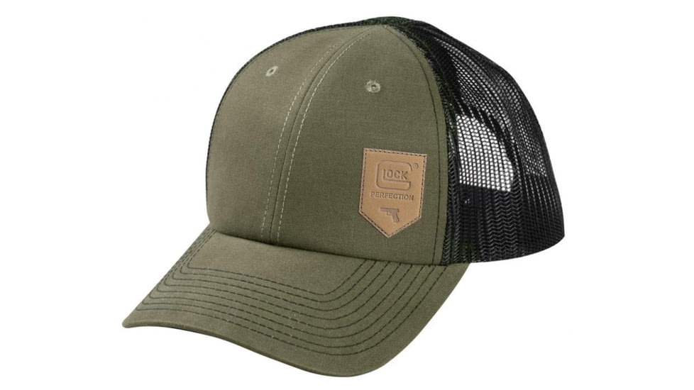 GLOCK AP95883 CHINO MESH GREEN HAT