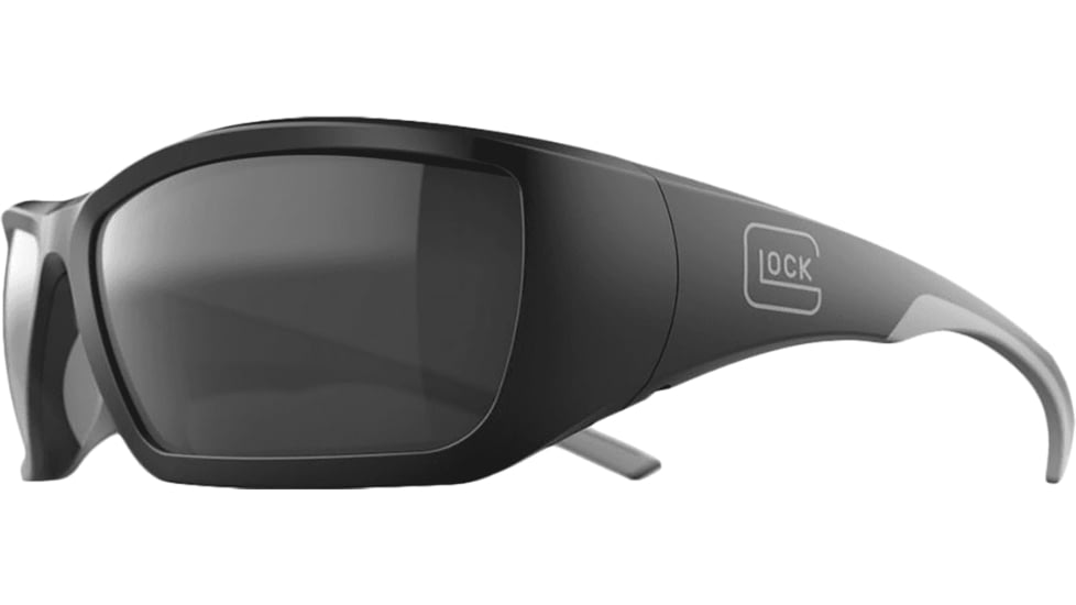 Glock Blue Line Tactical Glasses, Black Frame, Silver Mirror Lens, AS41041