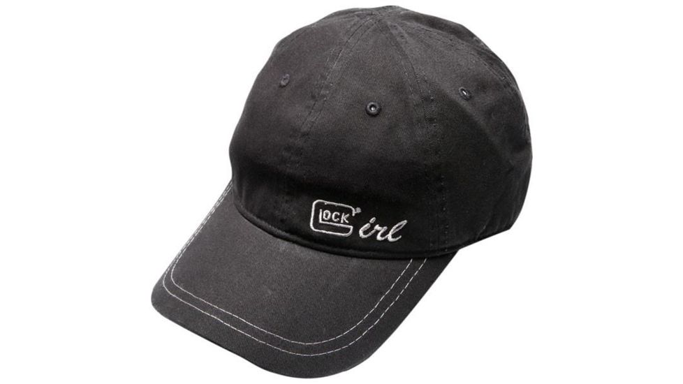 GLOCK AS10006 CHINO GLKGRL HAT BLK/SLV