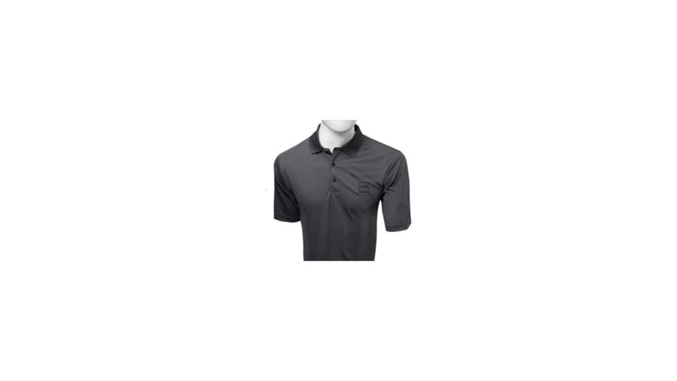 Glock Perfection Polo - Men's, Grey, Small GLKAA51001