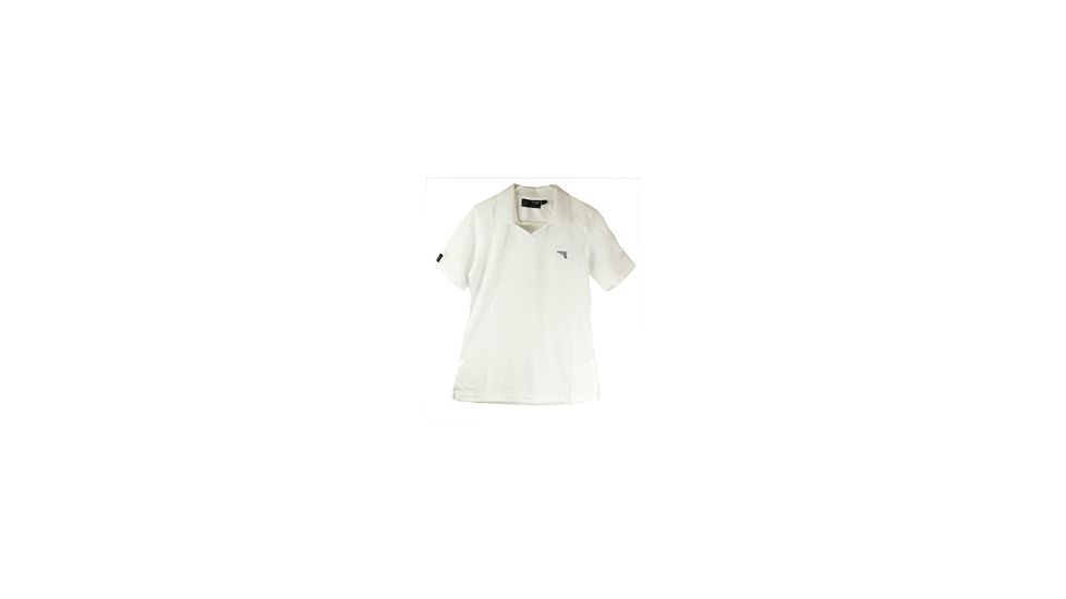 Glock Women's Perfection Line Polo, White, Small, GLAA62000