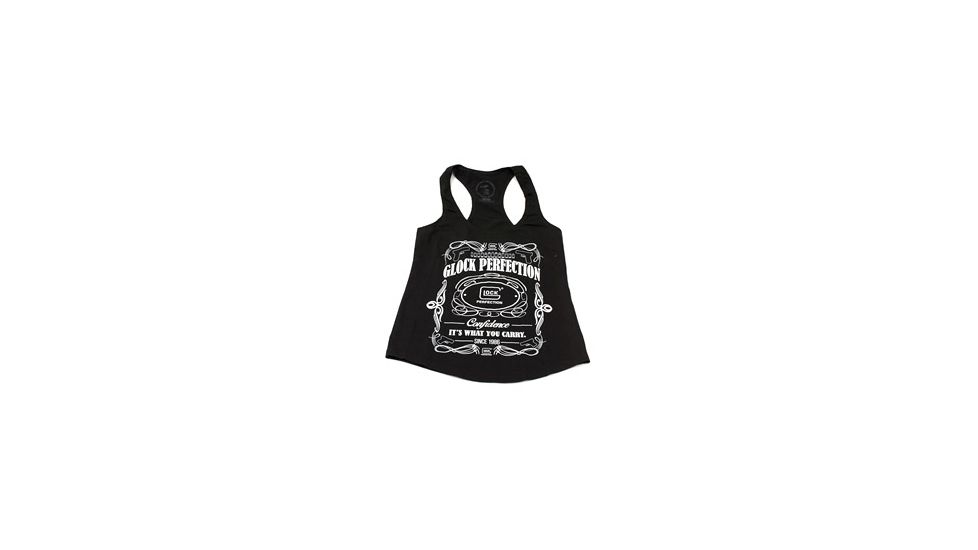 Glock Women's Tank Top Shirt "Florish", Black, XS, GLAP95124