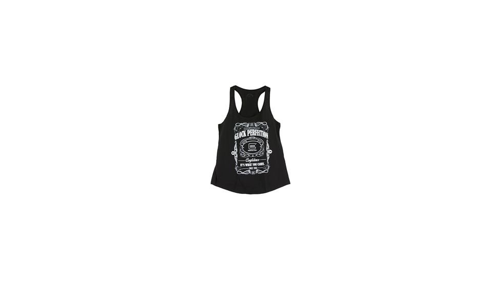 Glock Women's Tank Top Shirt "Florish", Black, XL, GLAP95128